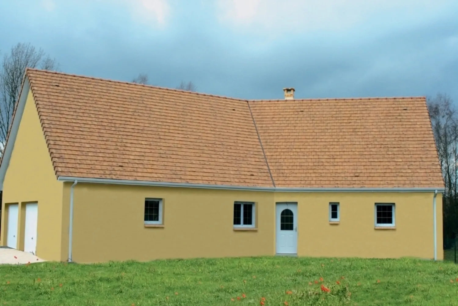 Beauvoise tetőcserép beépítve — referencia 4