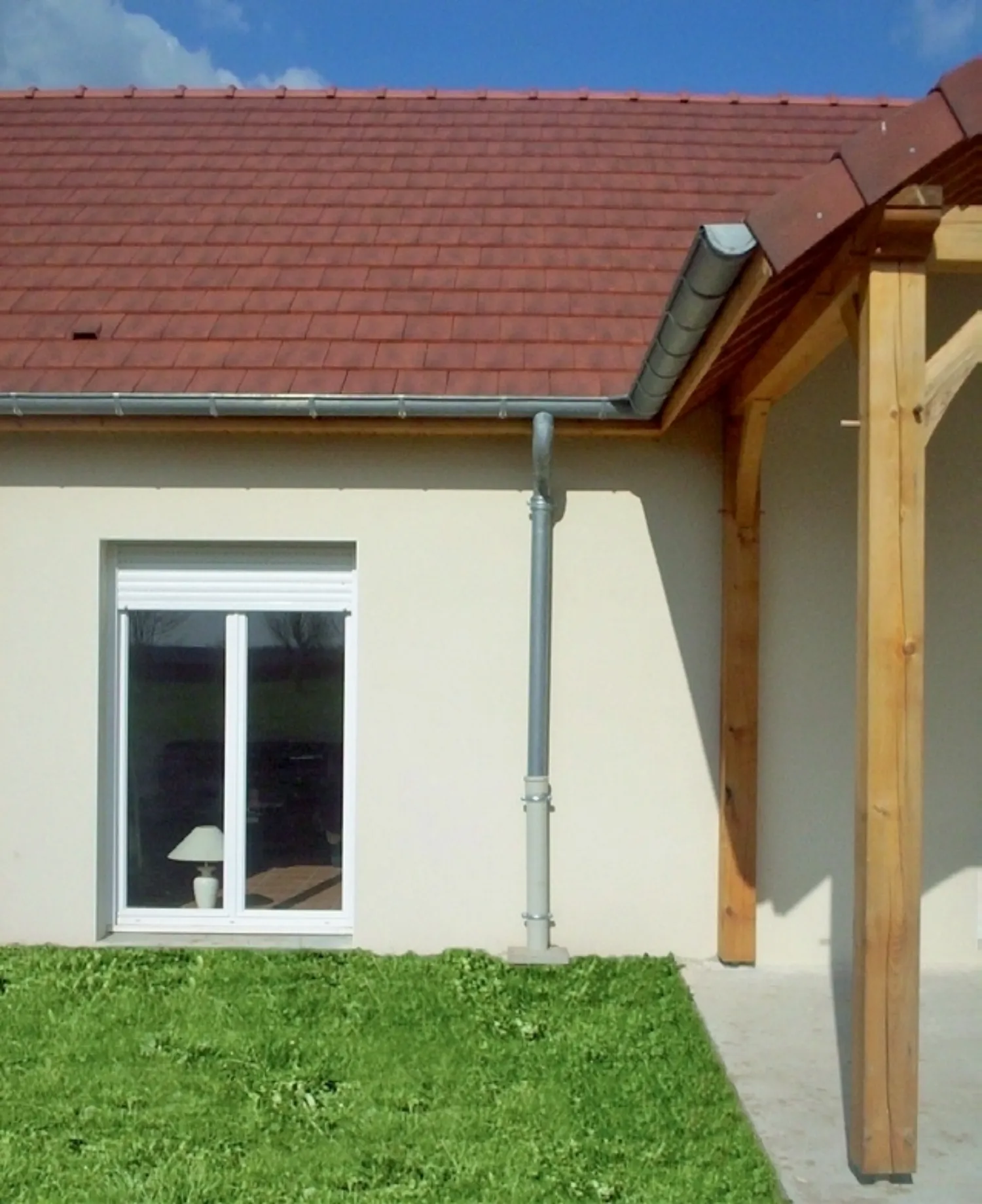 Beauvoise tetőcserép beépítve — referencia 3