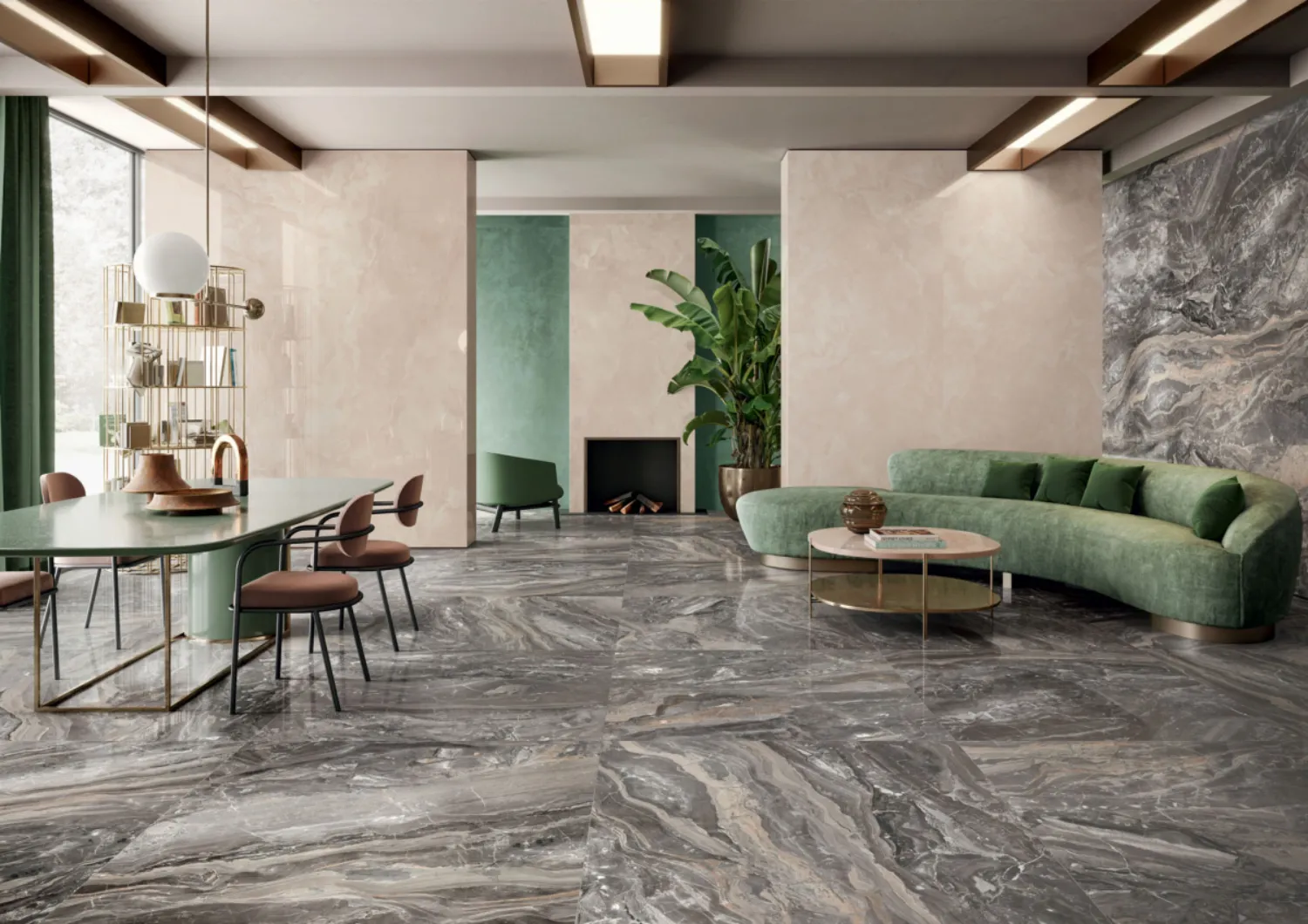 Marble Inspiration csempe beépítve — inspiráció 2